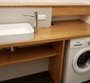 Tischlerei Sebastian Schramm, Dresden Neustadt – Bad Innenausbau, Holz Eiche
