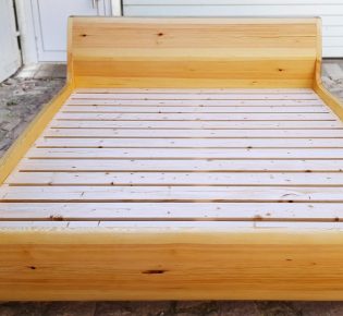 Tischlerei Sebastian Schramm, Dresden Neustadt – Bett Kiefernholz – premium