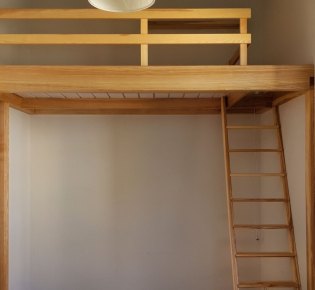 Tischlerei Sebastian Schramm, Dresden Neustadt – Hochbett aus Eschenholz
