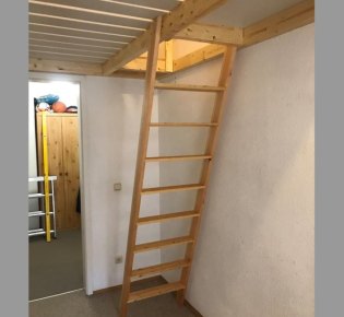 Tischlerei Sebastian Schramm, Dresden Neustadt – Hochbett für ein kleines Zimmer