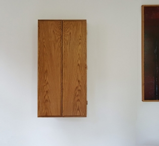 Tischlerei Sebastian Schramm, Dresden Neustadt - Triptychon  / Wandregal für Weingläser